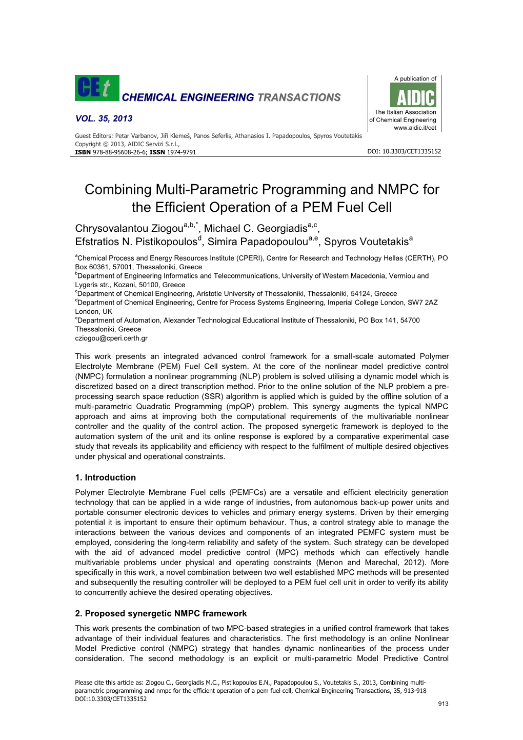 Combining Multi-Parametric Programming and NMPC for The