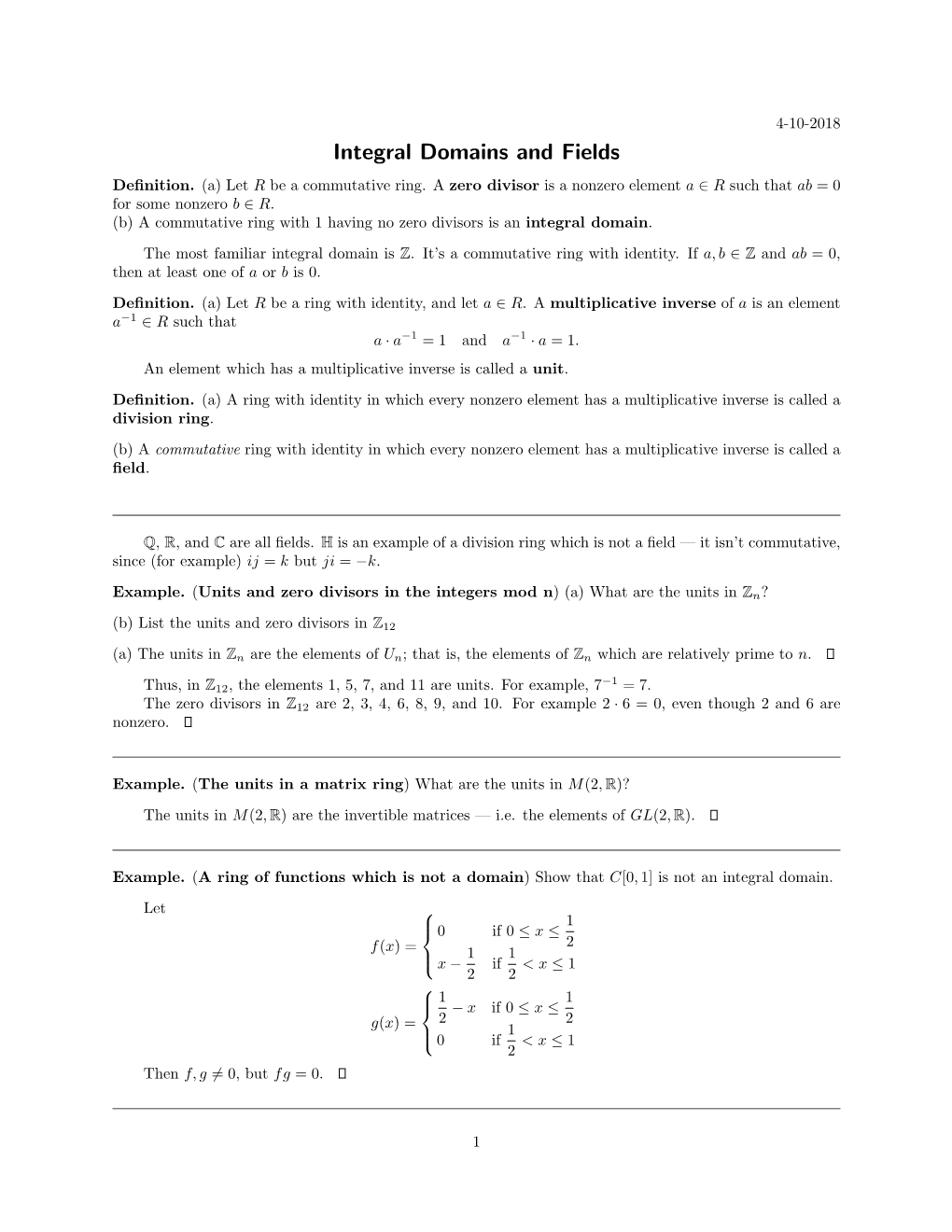 Integral-Domains-And-Fields.Pdf