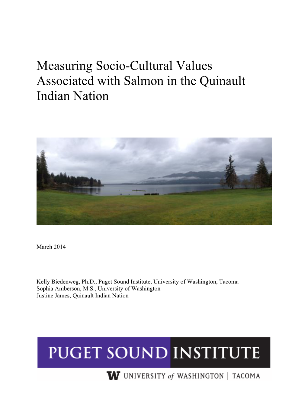 Quinault Salmon Cultural Values