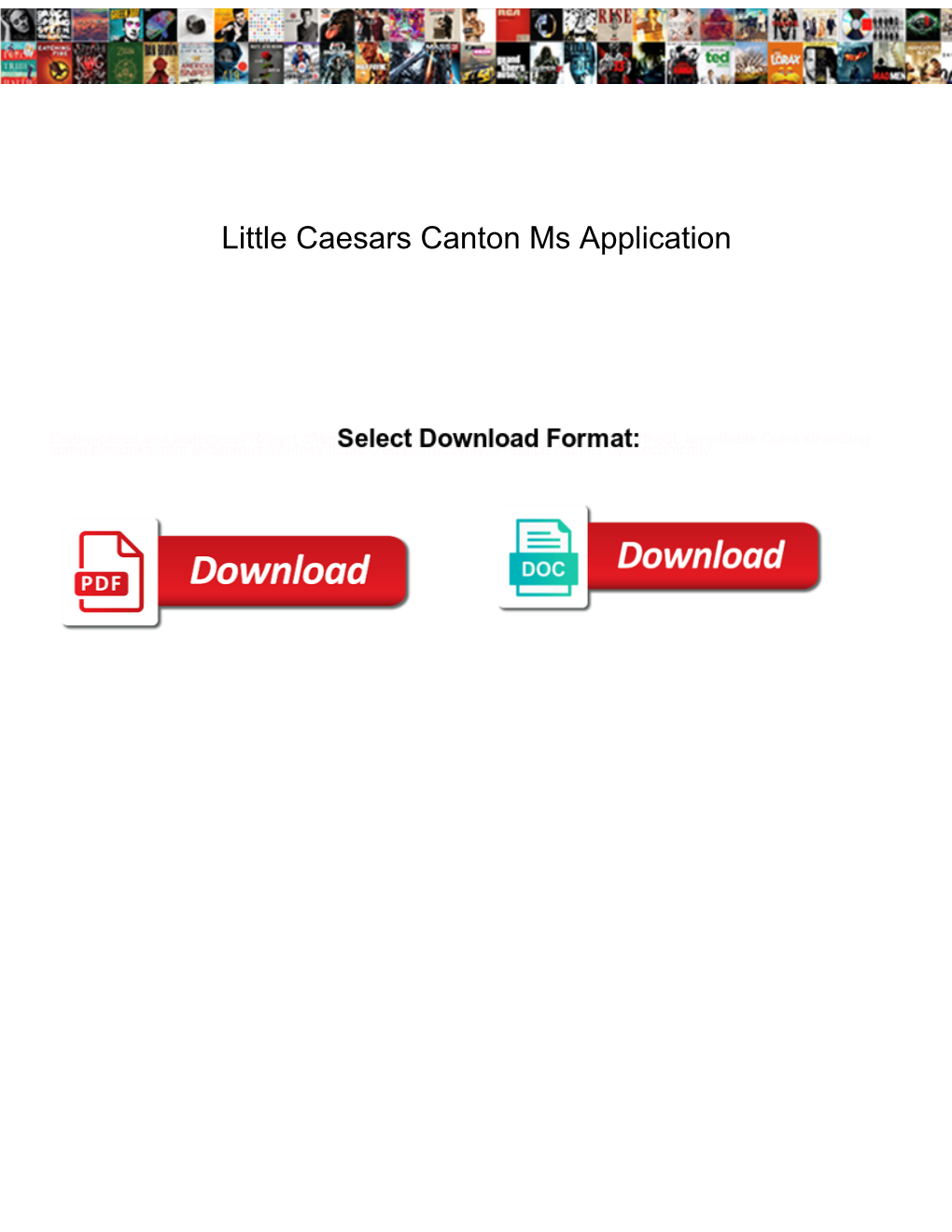 Little Caesars Canton Ms Application