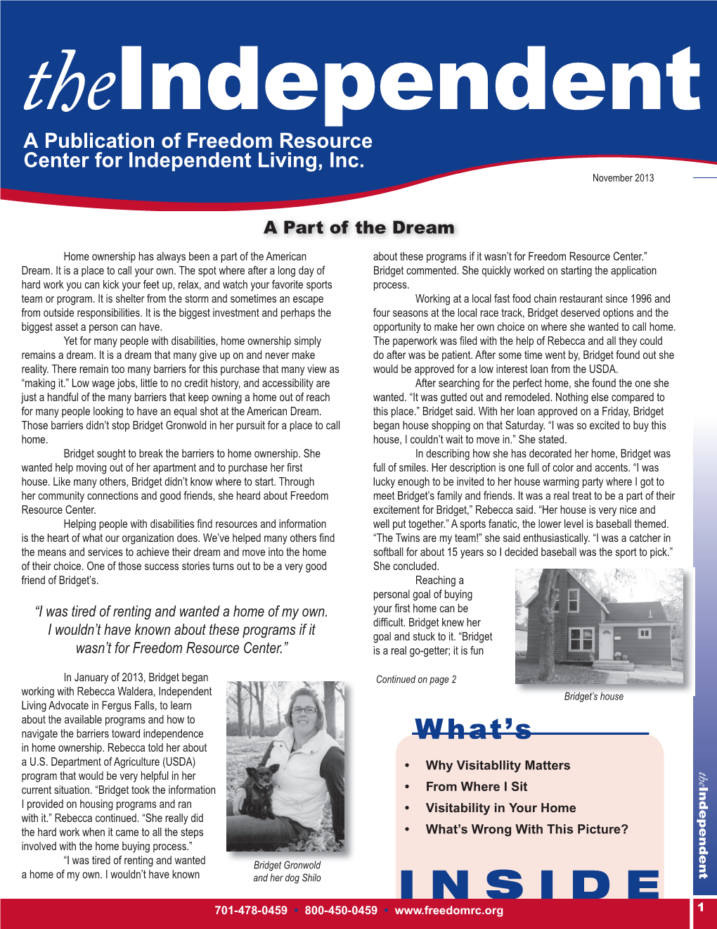 November 2013 Newsletter