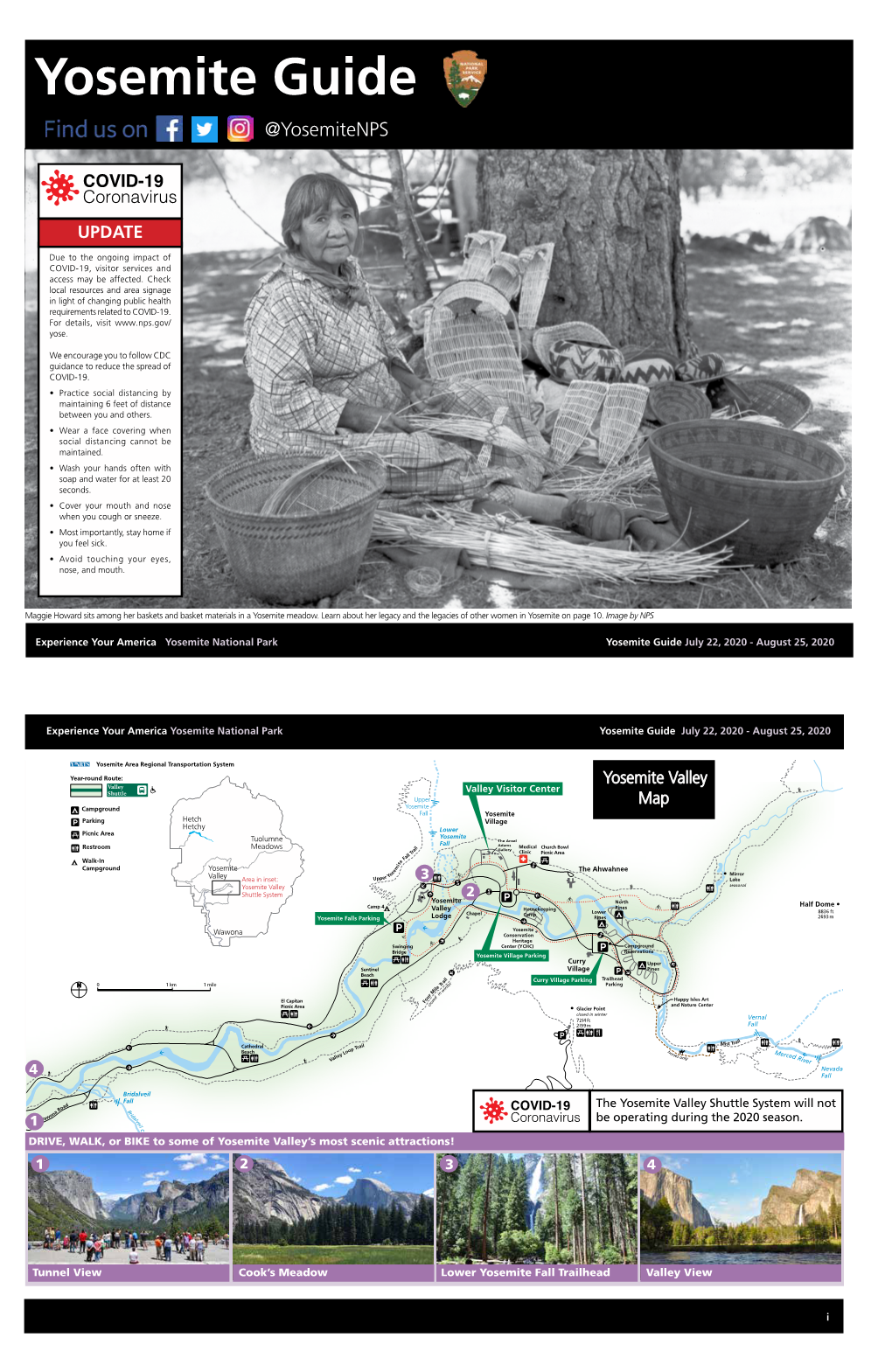Yosemite Guide Yosemite Guide July 22, 2020 - August 25, 2020 @Yosemitenps