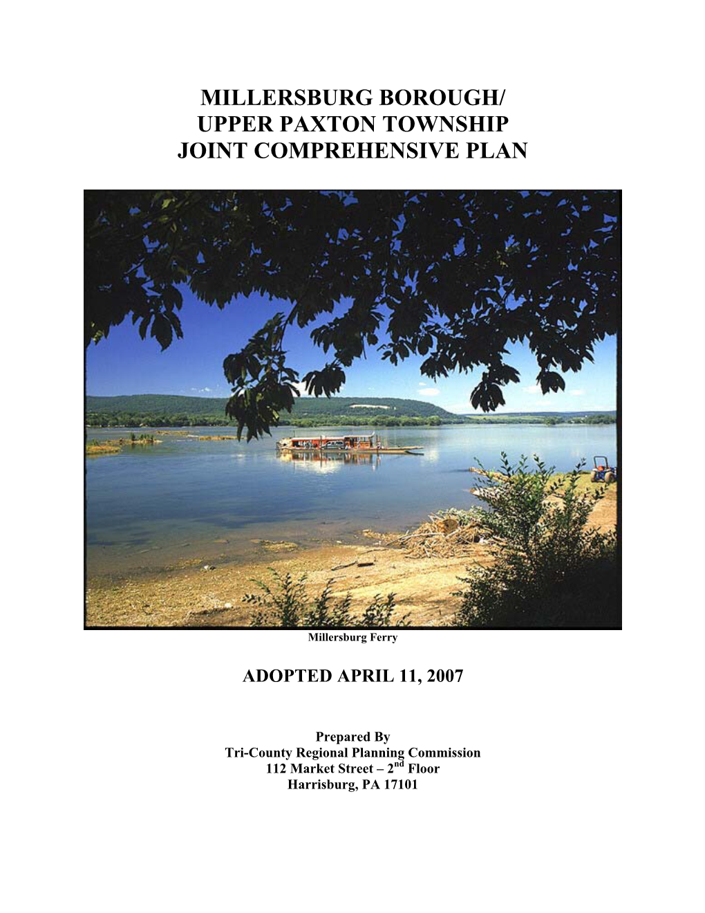 Upper Paxton Township Joint Comprehensive Plan