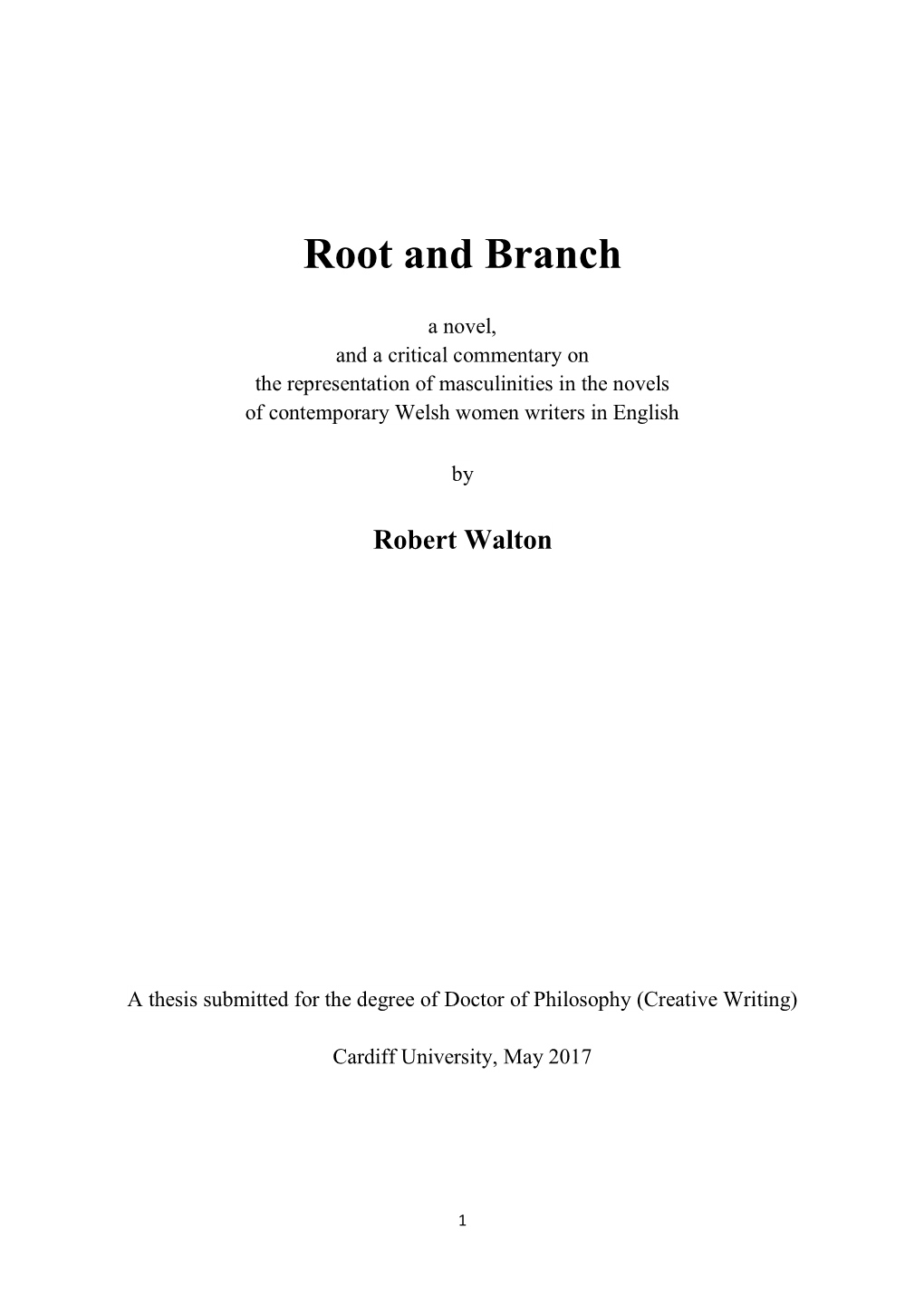 Root and Branch