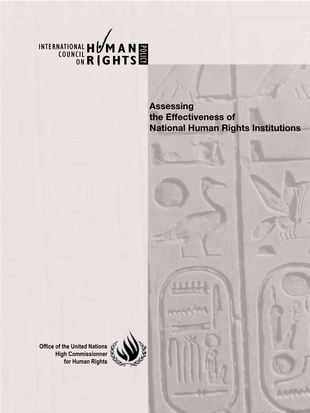 Assessing the Effectiveness of National Human Rights Institutions
