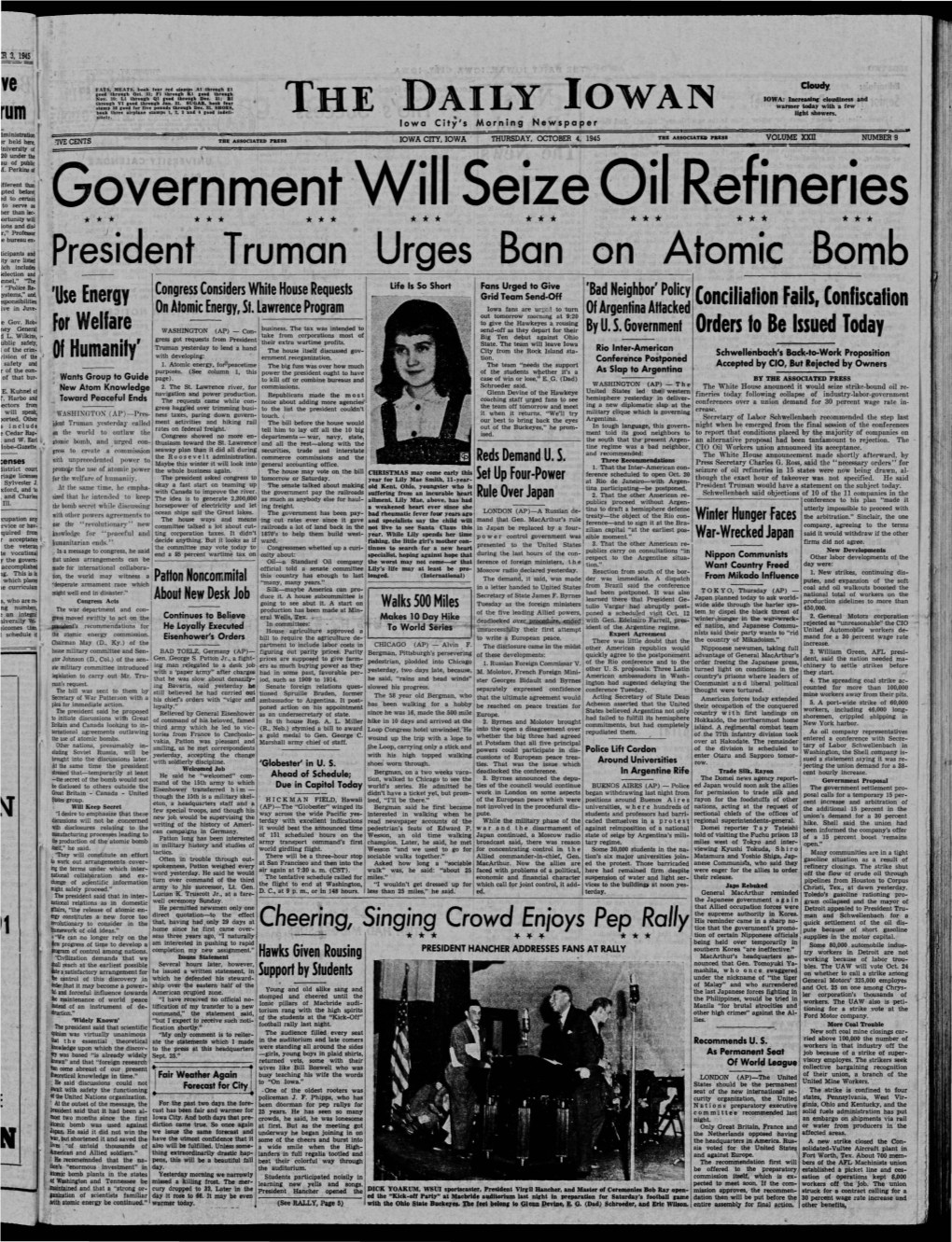 Daily Iowan (Iowa City, Iowa), 1945-10-04