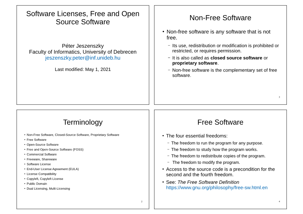 Licensing, Multi-Licensing