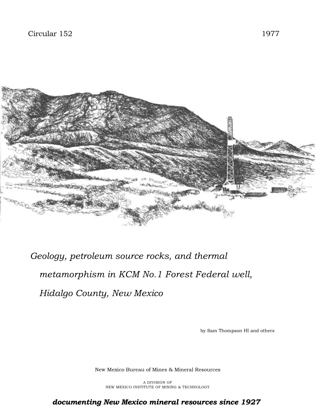 Geology, Petroleum Source Rocks, and Thermal Metamorphism in KCM No