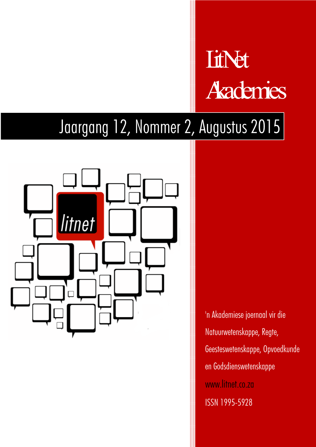 Litnet Akademies Jaargang 12, Nommer 2, Augustus 2015