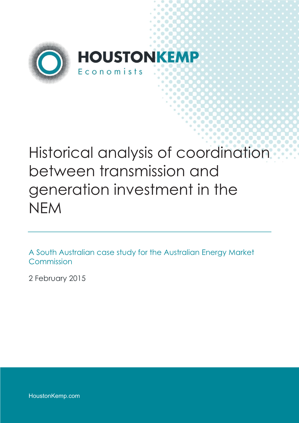 Historical Analysis of Coordination Between Transmission and Generation Investment in the NEM