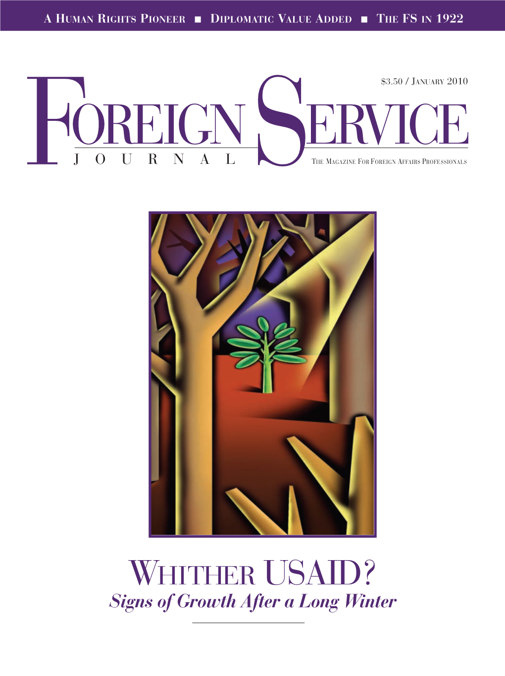 The Foreign Service Journal, January 2010