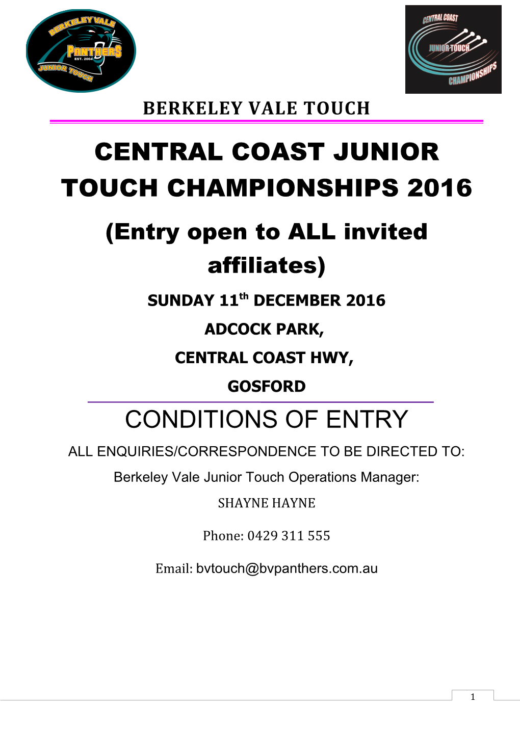 New South Wales Touch Association