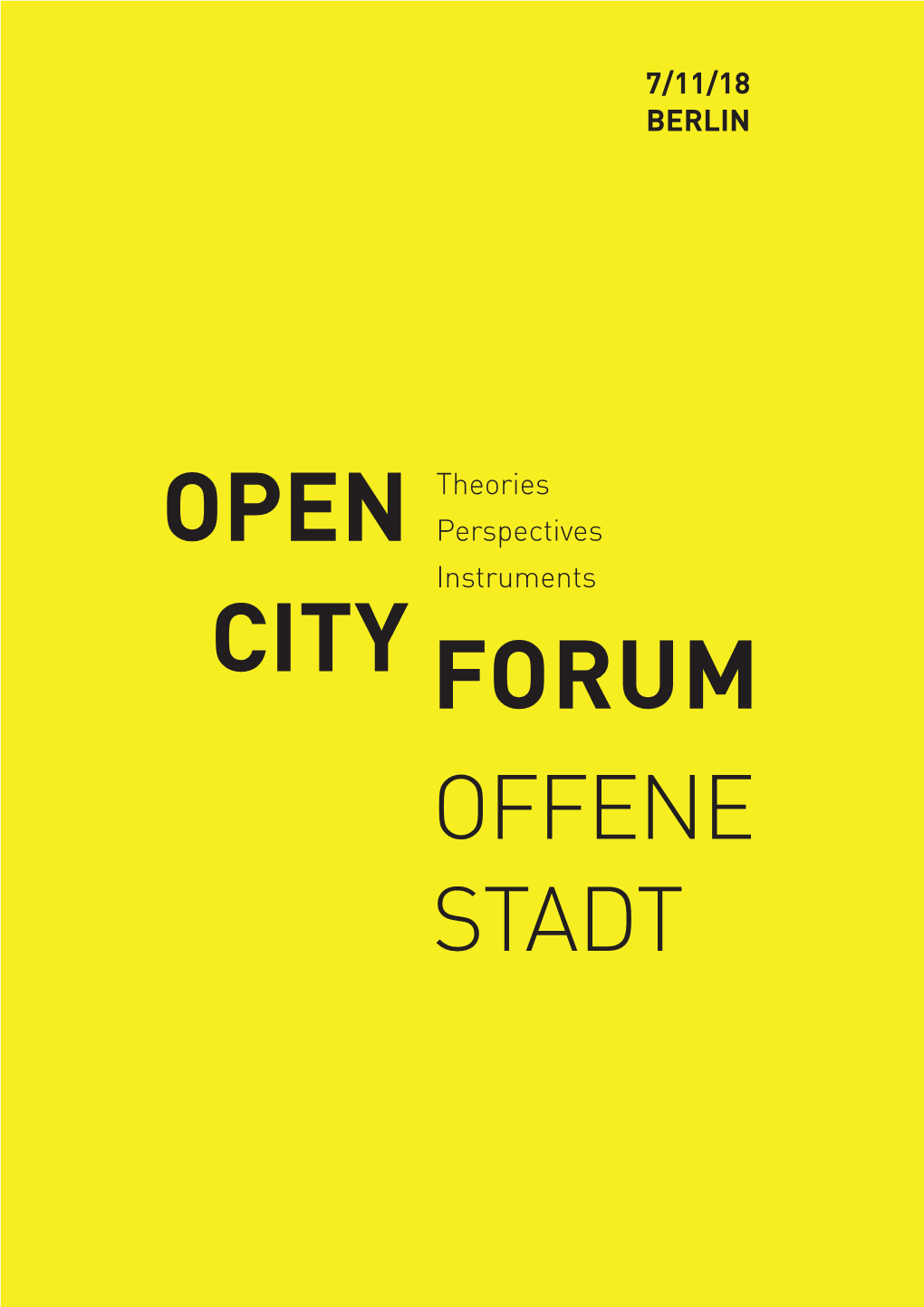 OPEN-CITY-FORUM-2018 Conference-Reader WEB.Pdf