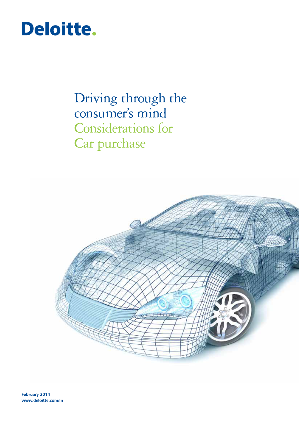 Driving Through the Consumer's Mind Considerations for Car Purchase