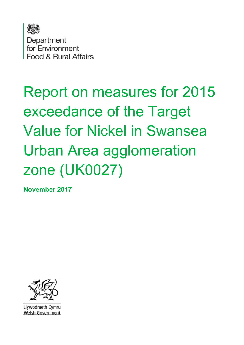 Swansea Urban Area Agglomeration Zone (UK0027)