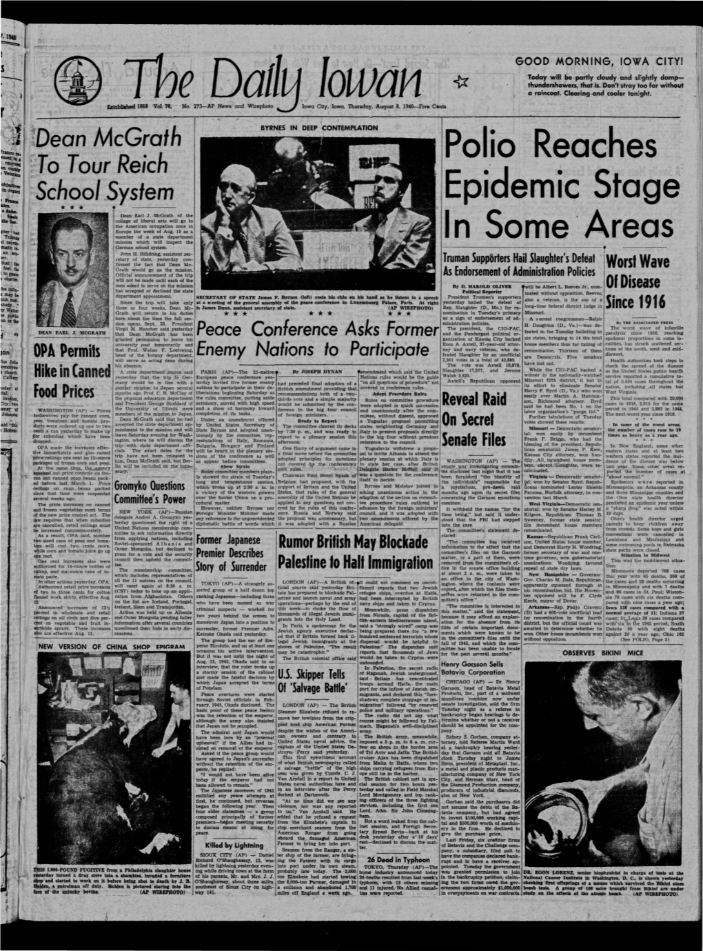 Daily Iowan (Iowa City, Iowa), 1946-08-08
