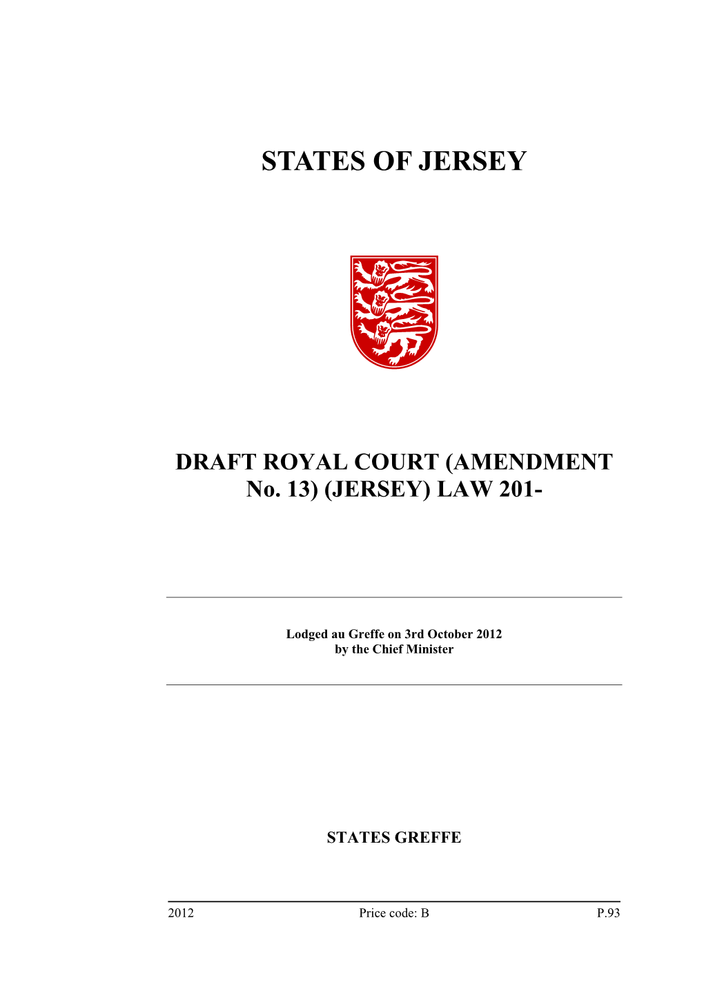 (Jersey) Law 201