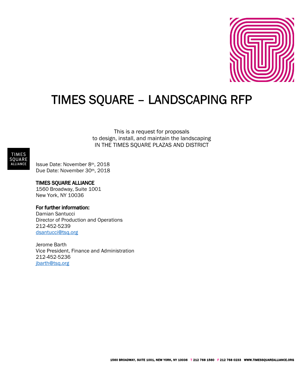 Landscaping Rfp