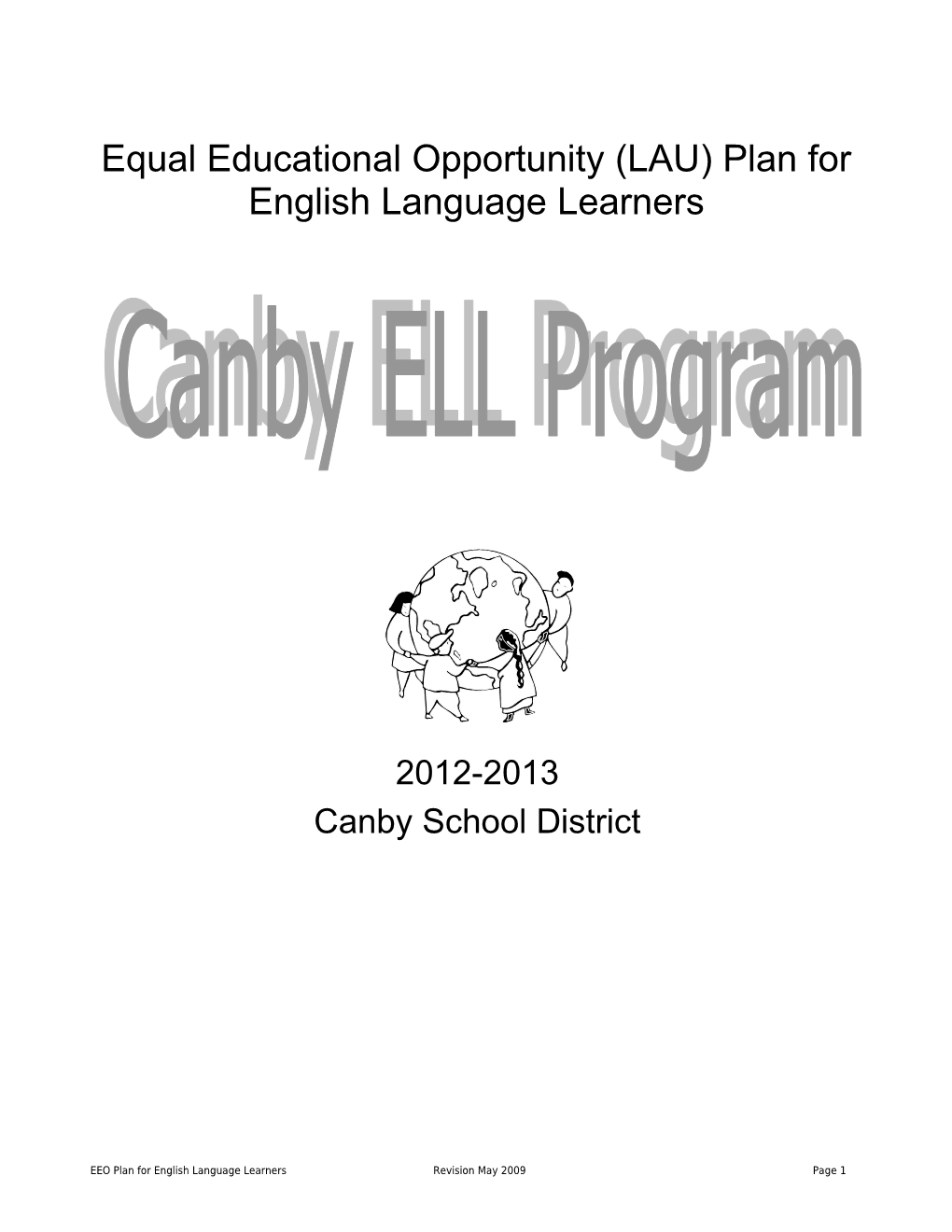 Equal Educational Opportunity (LAU) Plan for English Language Learners