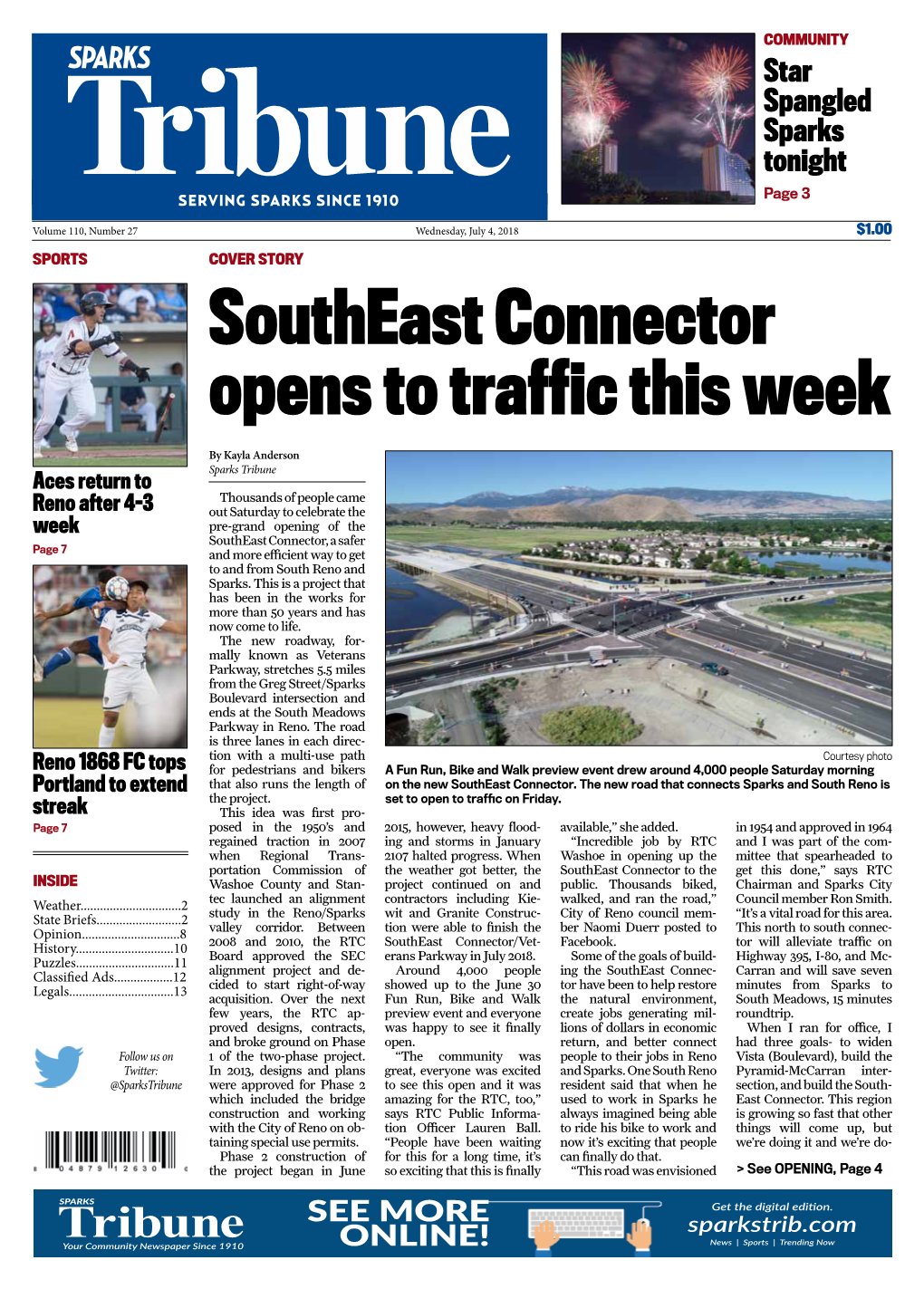 Southeast Connector Opens to Traffic This Week