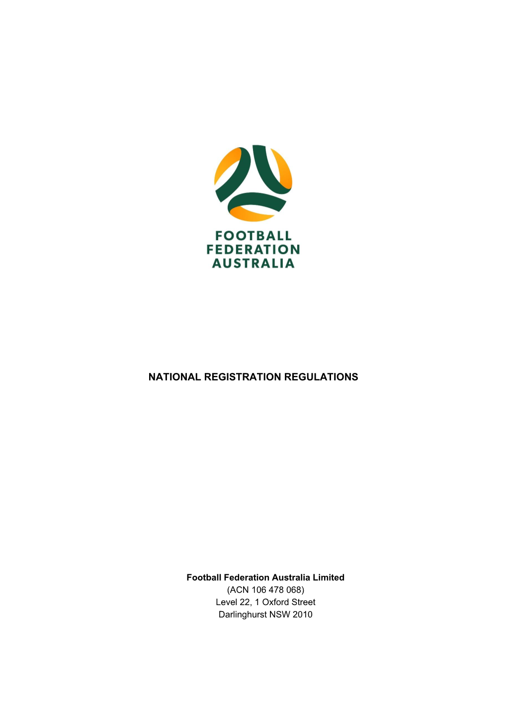 National Registration Regulations