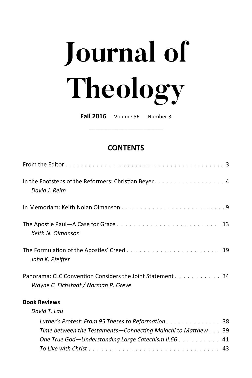 Journal of Theology Volume 056 Number 03 2016
