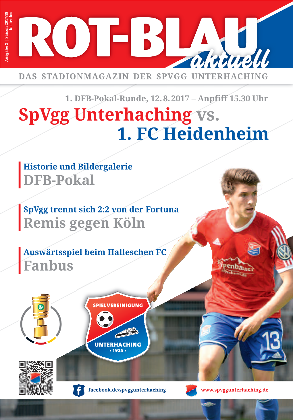 Spvgg Unterhaching Stadionmagazin 2017/2018 Nr. 02