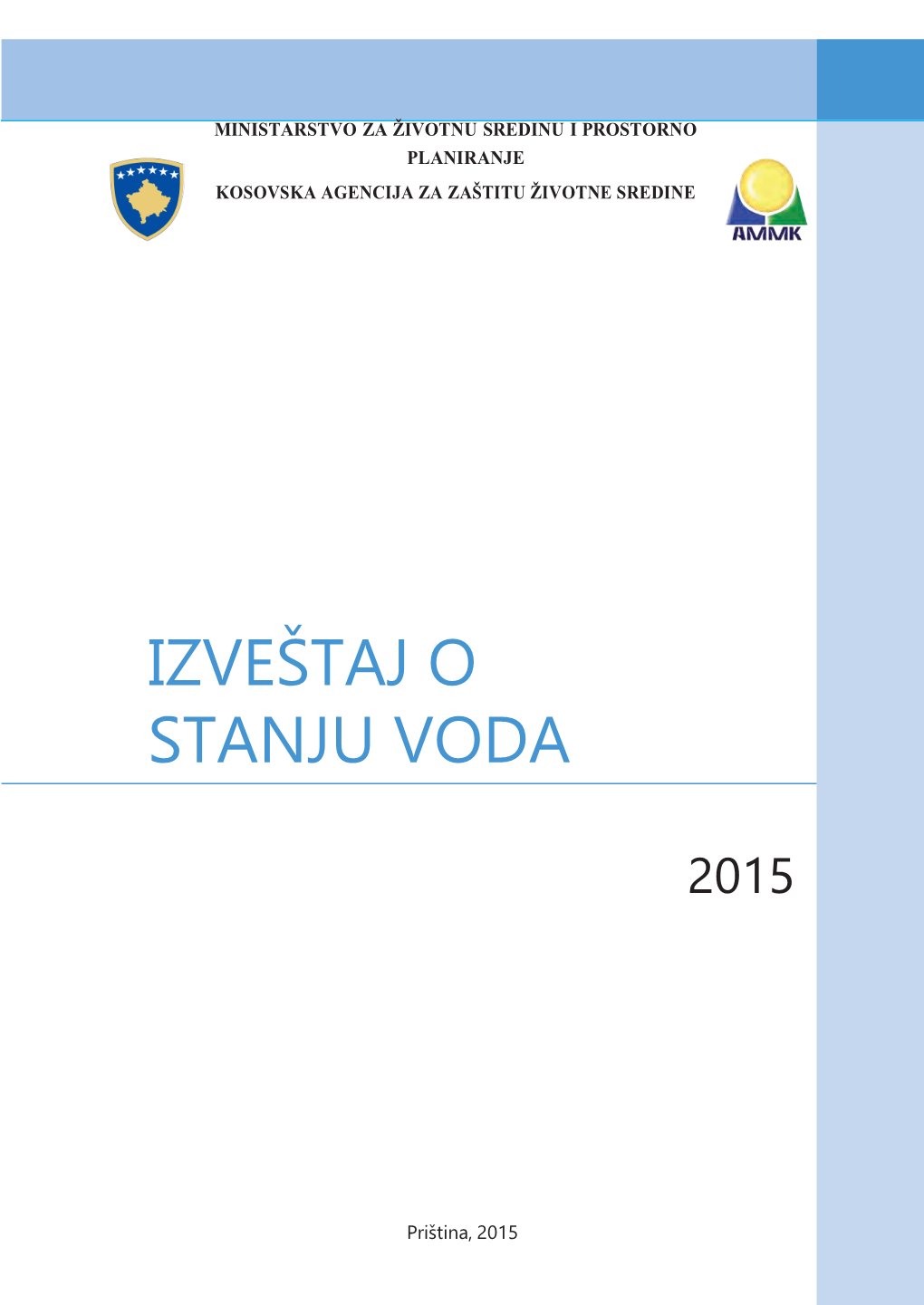 Izvestaj O Stanju Voda 2015