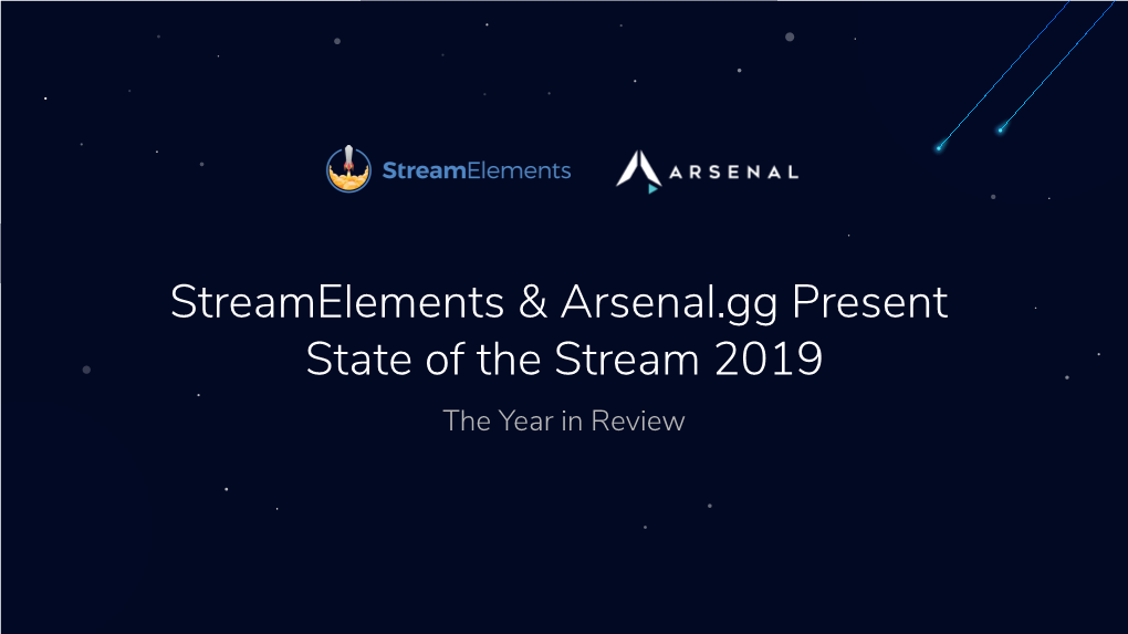 State of the Stream 2019 the Year in Review Winds of Change As Rival Platforms Nibble Away at Twitch’S Market Share