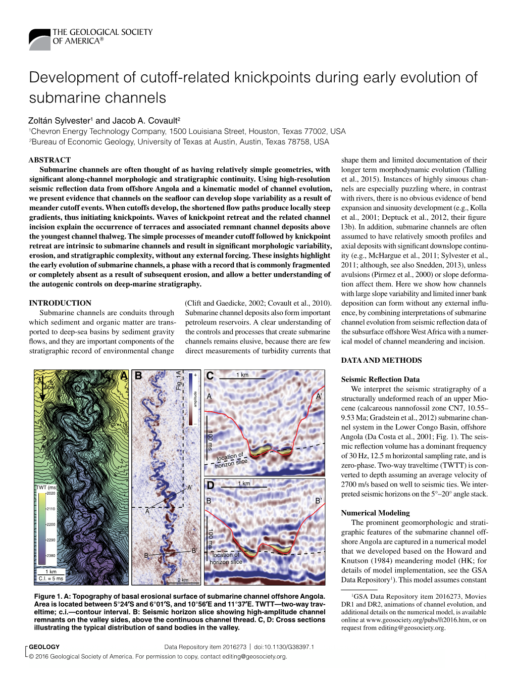 Development of Cutoff-Related Knickpoints During Early Evolution of Submarine Channels