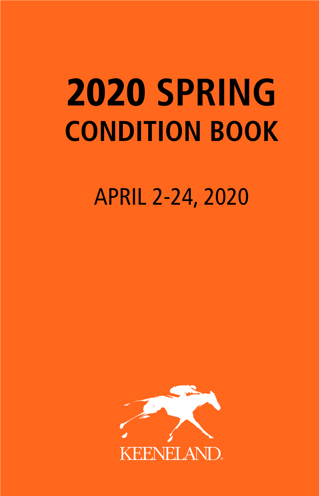2020 Spring Condition Book