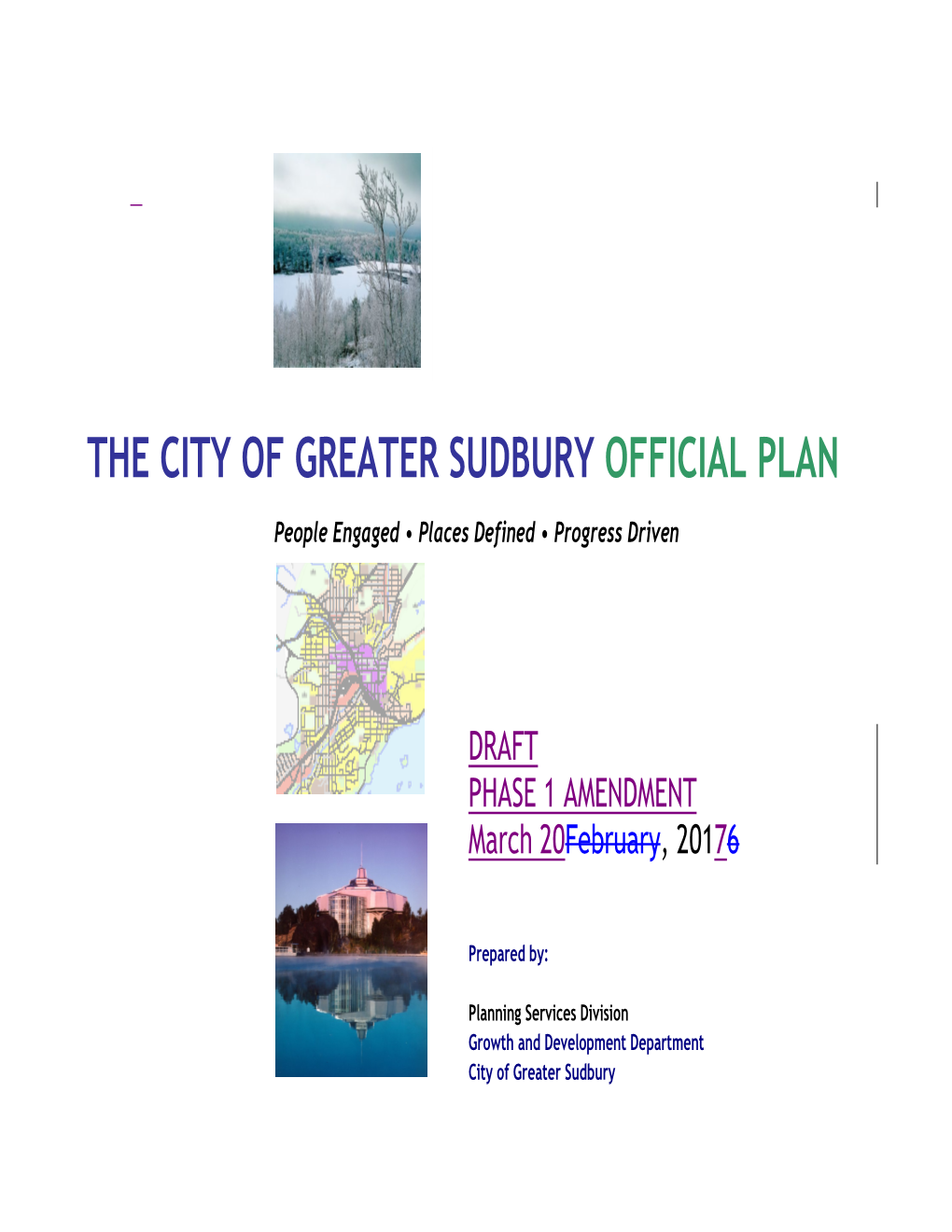 The City of Greater Sudbury Official Plan