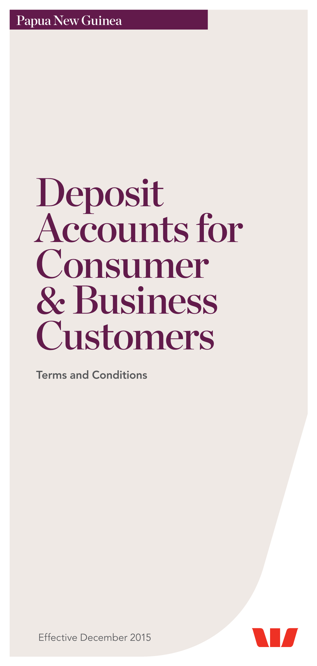 Deposit Accounts for Consumer and Business Customers