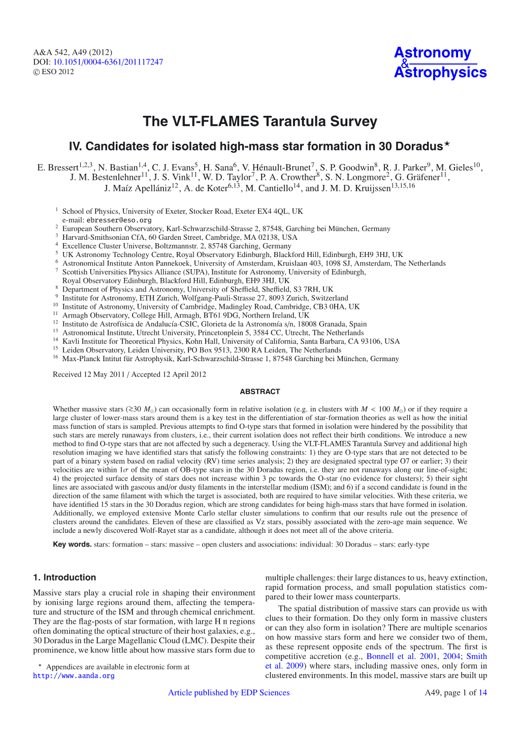 The VLT-FLAMES Tarantula Survey IV