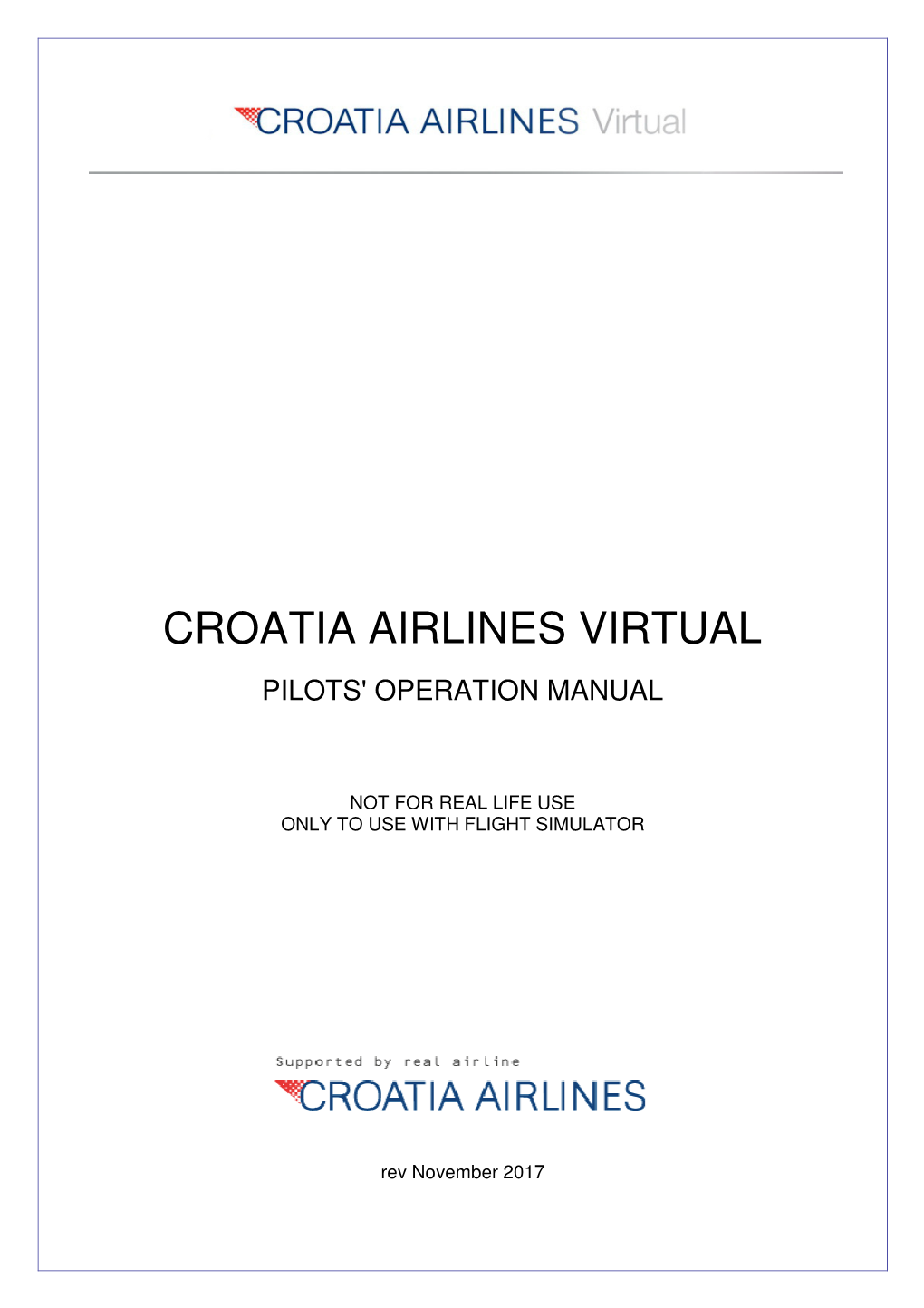 Virtual Airline Manual
