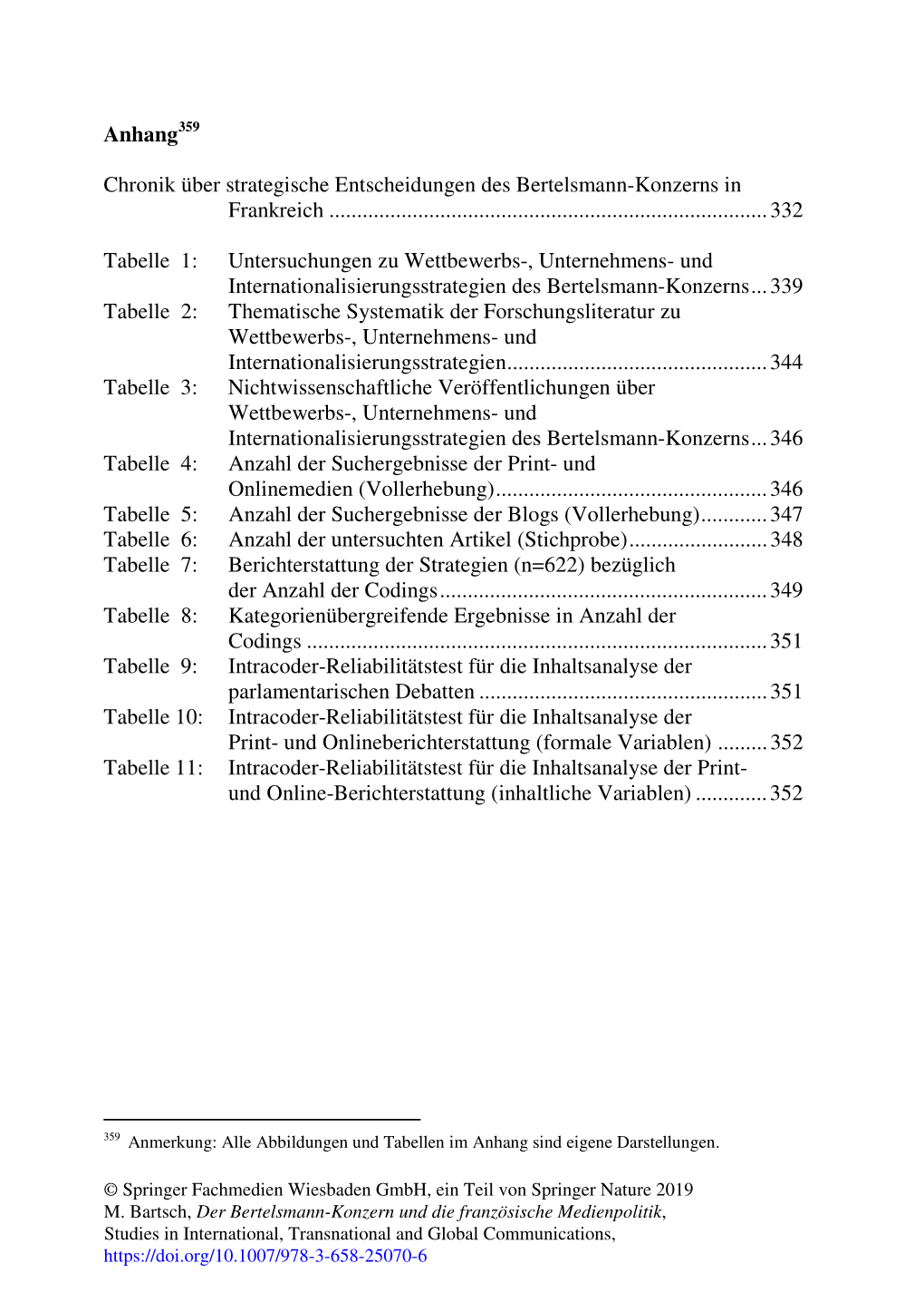 Anhang359 Chronik Über Strategische Entscheidungen Des Bertelsmann