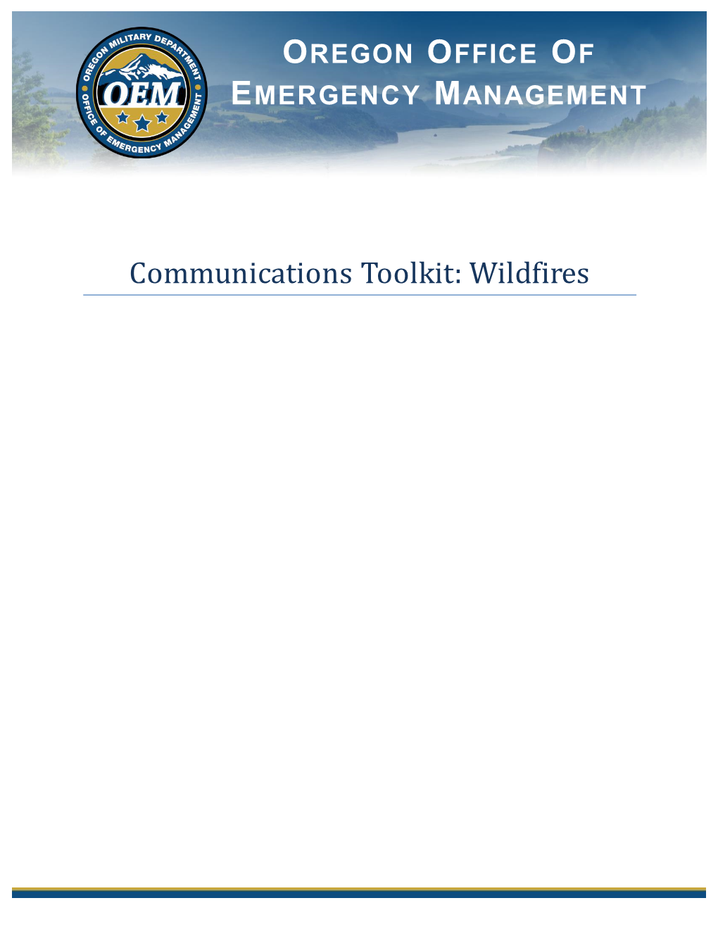 Wildfires Communications Toolkit