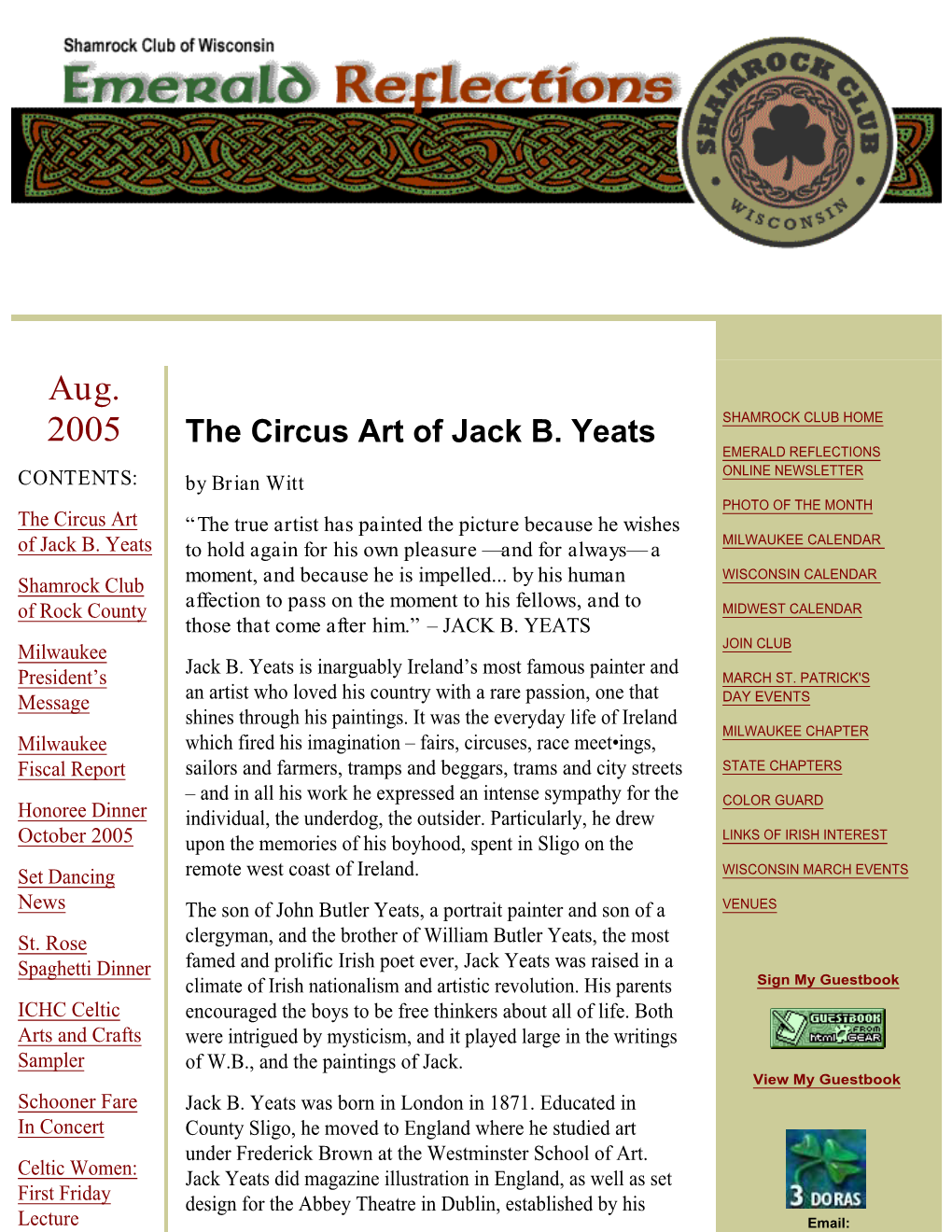 The Circus Art of Jack B Yeats