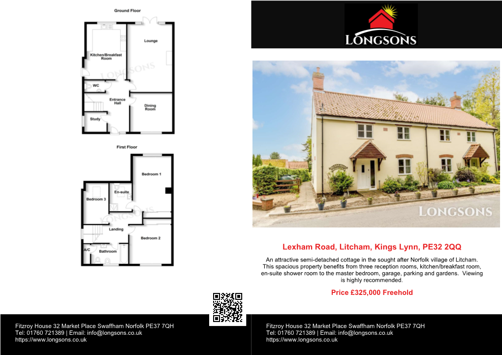 Lexham Road, Litcham, Kings Lynn, PE32 2QQ