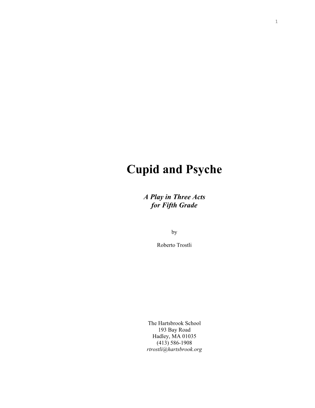 Cupid and Psyche