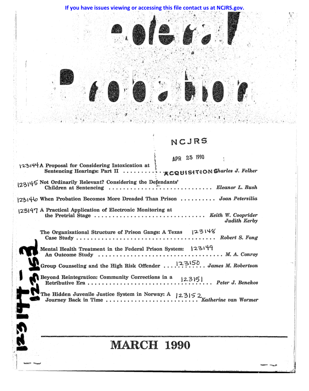 The O.Rganizational Structure of Prison Gangs: a Texas Case Study