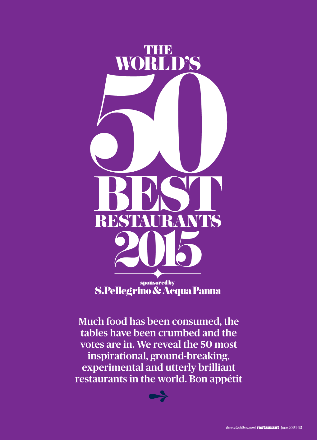 The World's 50 Best Restaurants 2015