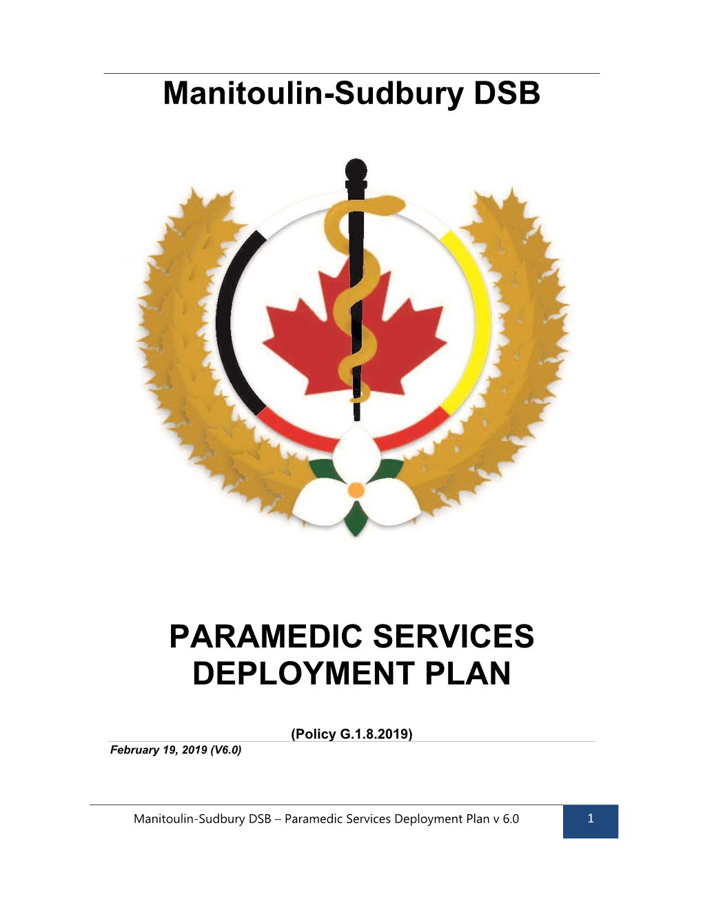 Manitoulin-Sudbury DSB PARAMEDIC SERVICES