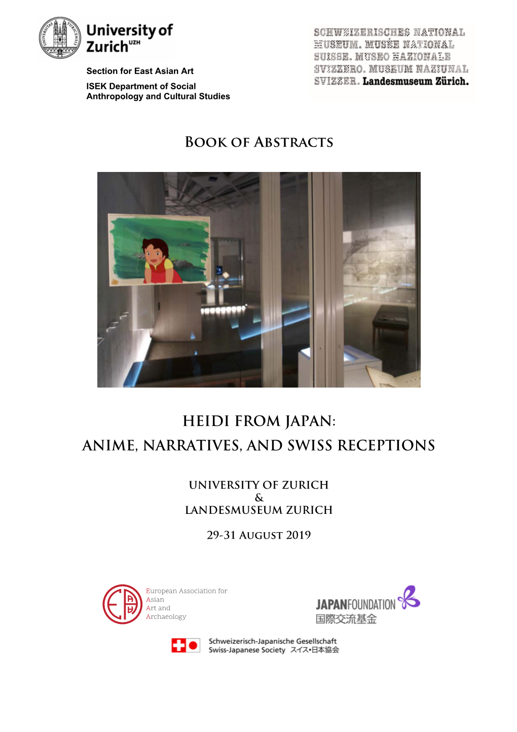 Book of Abstracts HEIDI from JAPAN: ANIME, NARRATIVES, AND