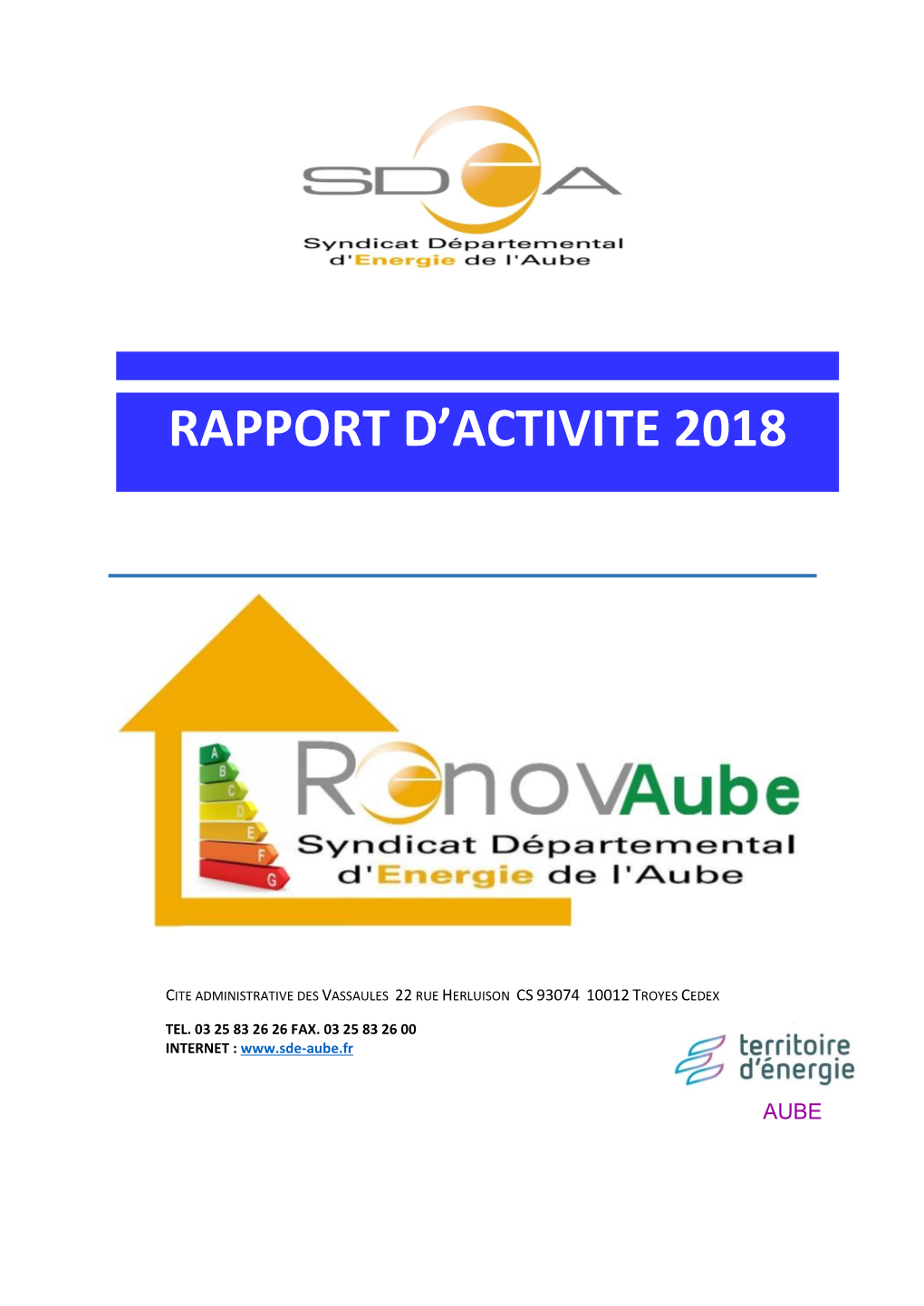 Rapport D'activite 2018