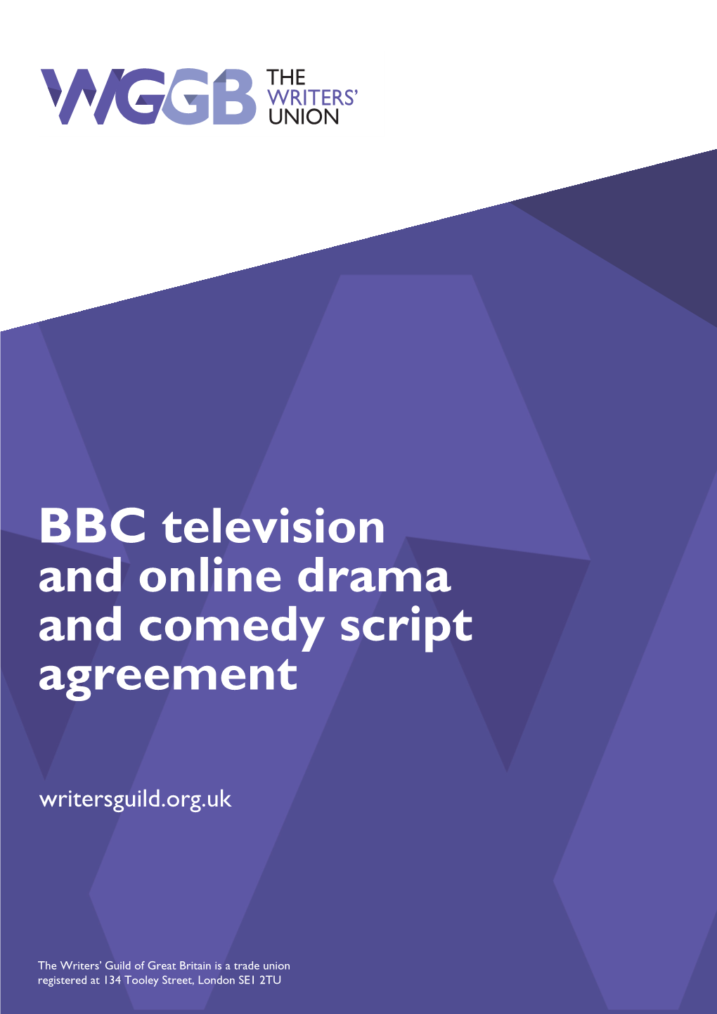 BBC Television and Online Drama and Comedy Script Agreement