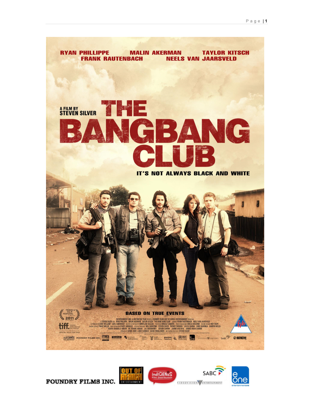 The Bang Bang Club