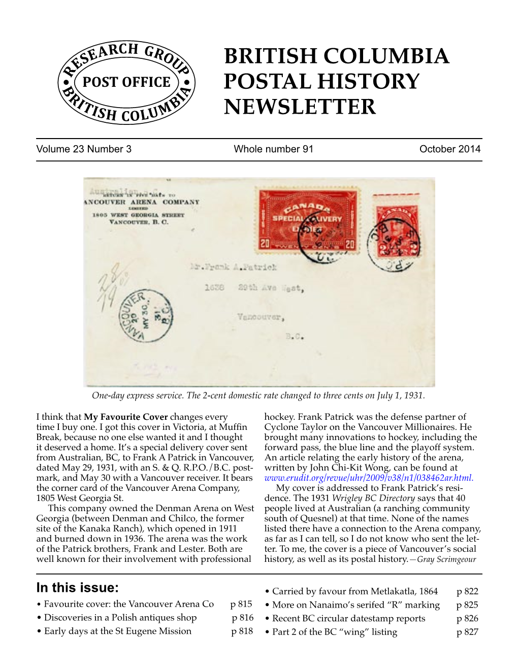 BC Postal History