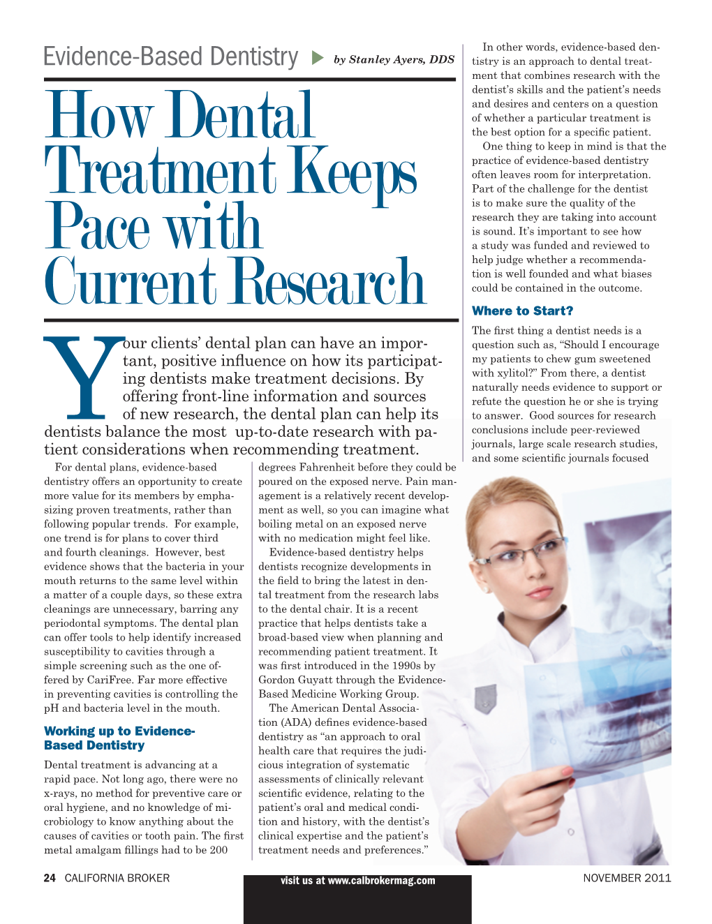 How Dental Treatment Keeps Pace with Current Research