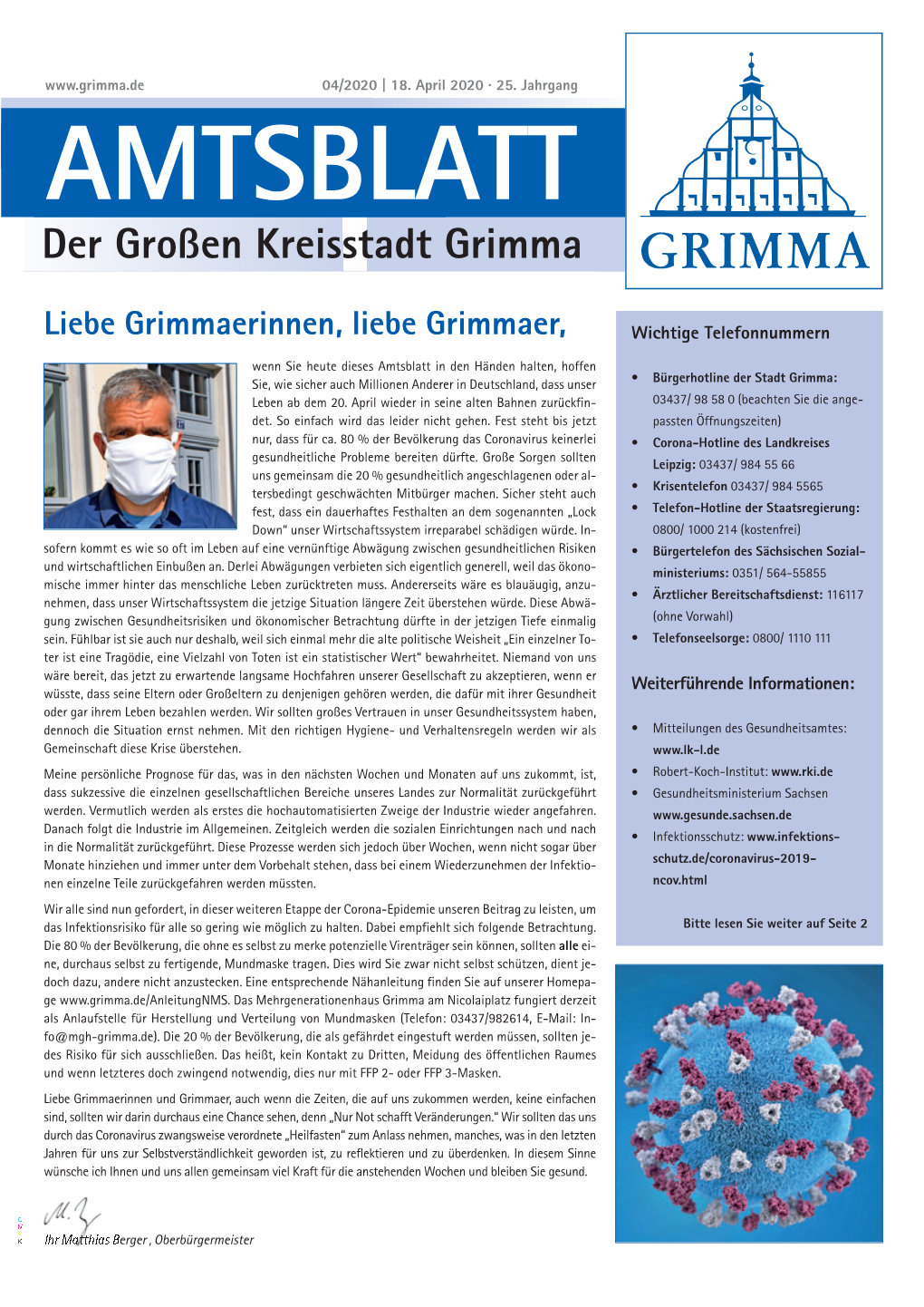 AMTSBLATT Der Großen Kreisstadt Grimma